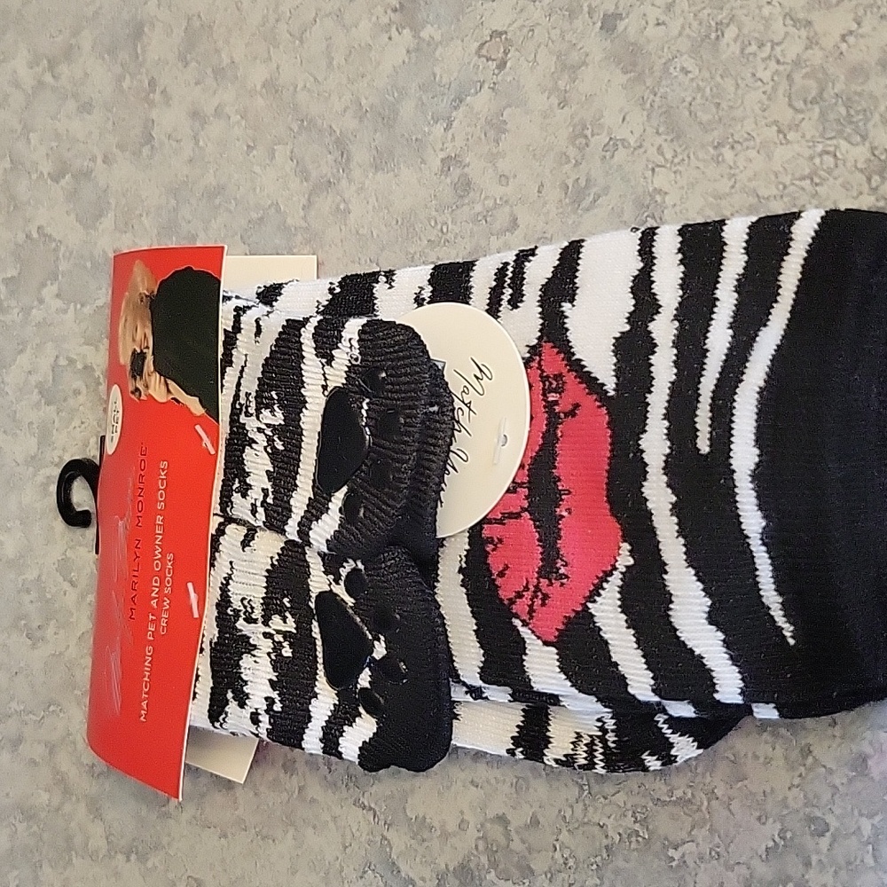 #3 Marilyn Monroe Pet and owner crew socks